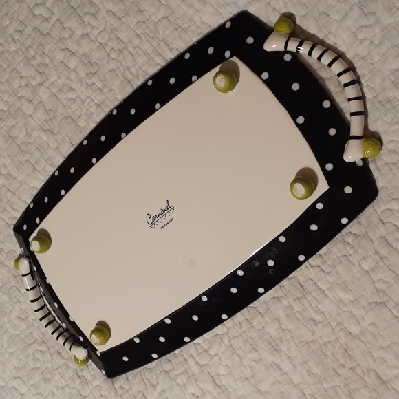 Carnival Hand Painted Alice in Wonderland Jewelry Tray & Vase - Picture 5 of 12